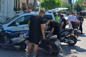 Keşan’da polisten motosiklet denetimi