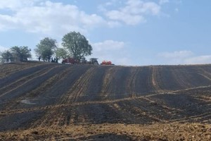 Malkara'da 50 dönüm buğday tarlası yandı