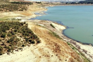 Tekirdağ'da Yazır Göleti'nin su seviyesi yüzde 4'e düştü