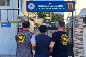 Malkara'da 15 yıl hapis cezası bulunan şahıs jandarma operasyonuyla yakalandı