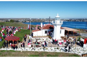 Tekirdağ'da restore edilen 168 yıllık deniz feneri törenle açıldı