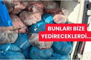 2 ton kaçak sakatat ele geçirildi