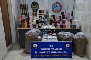 Edirne’de bir depoda sentetik ecza ve kaçak alkol ele geçirildi; 4 gözaltı