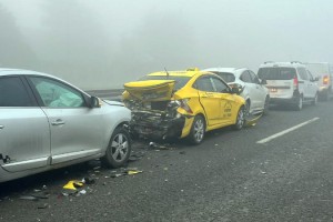 Tekirdağ’da 5 araçlı zincirleme kaza; 3 yaralı