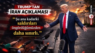Trump'tan İran açıklaması: Şu ana kadarki saldırıları öngördüğümüzden daha sınırlı