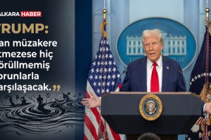 Trump: İran müzakere etmezse hiç görülmemiş sorunlarla karşılaşacak