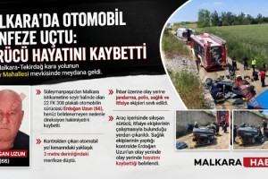 Malkara’da Otomobil Menfeze Uçtu: Sürücü Hayatını Kaybetti