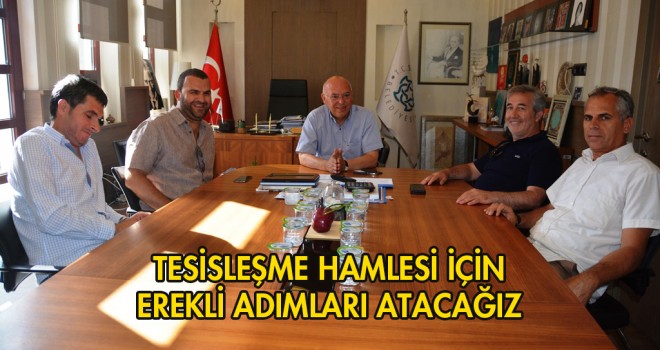 Başkan Eşkinat Tekirdağspor Yönetim Kurulunu Makamında Ağırladı