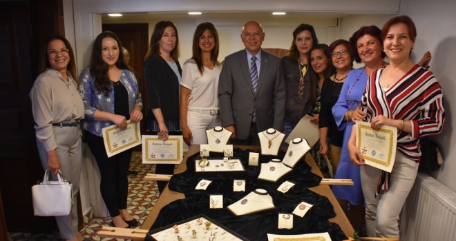 Takı ve Mücevher Sanatı Kursu ilk meyvelerini verdi