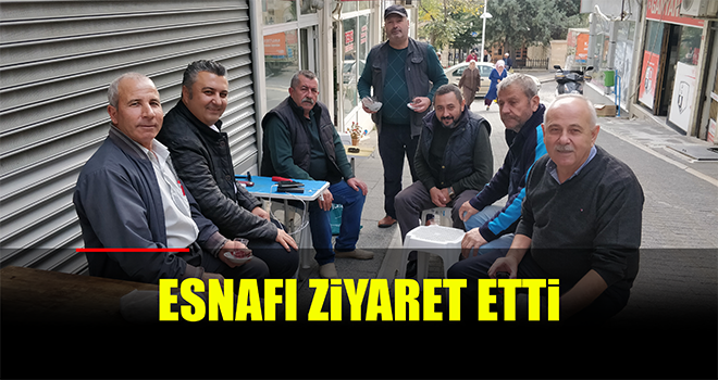 Başkan Yurdakul’dan, Esnaf Ziyareti