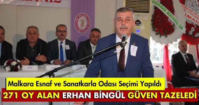 Malkara Esnaf ve Sanatkarlar Odası Seçimi Yapıldı