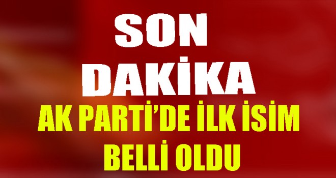 AK Parti'de İlk Aday Adayı Başvurusunu Yaptı
