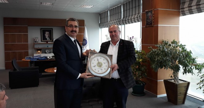 Tekirdağ Koyun Keçi Yetiştiricileri Birliği’nden NKÜ Rektörü Şahin’e Ziyaret