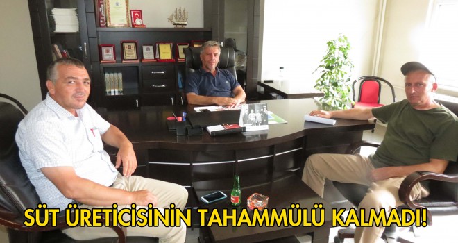 SÜT ÜRETİCİSİNİN TAHAMMÜLÜ KALMADI!