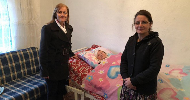 İhtiyaç Sahibi Vatandaşa Hasta Yatağı Yardımı