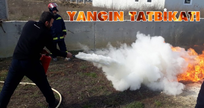 METSAN Makina’da Yangın Tatbikatı Yapıldı