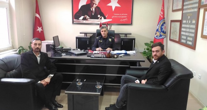 Malkara Ülkü Ocağı’ndan, İlçe Emniyet Müdürü’ne Ziyaret