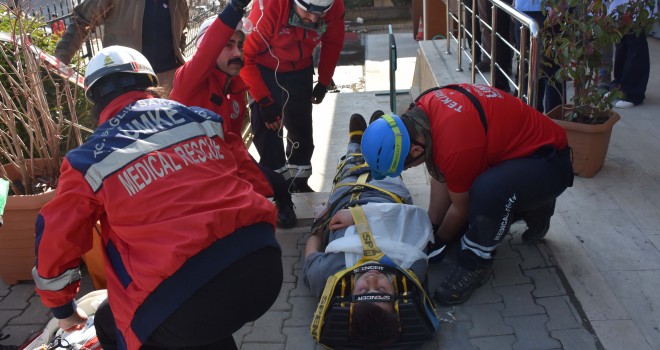 TESKİ’den Film Gibi Tatbikat