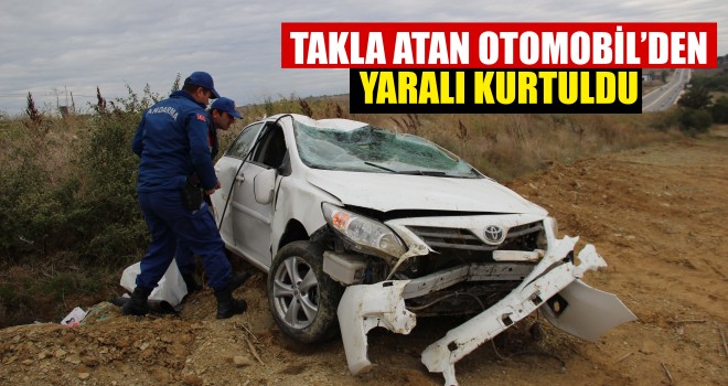Takla Atan Araç’tan Sağ Çıktı
