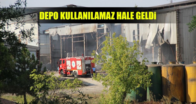 Kullanılmayan Yağ Fabrikasında Yangın Çıktı