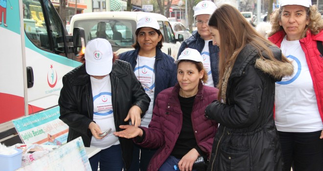 İlçe Sağlık Müdürlüğü’nden Diyabet Etkinliği