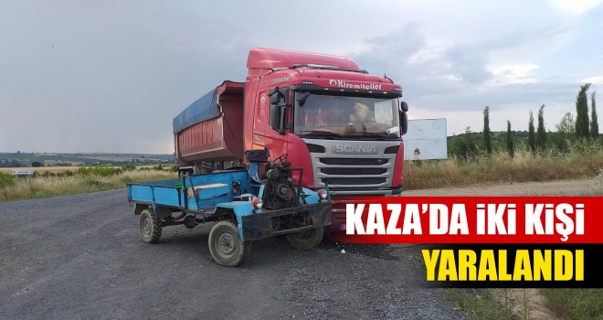 Karı-Koca Kaza’da Yaralandı