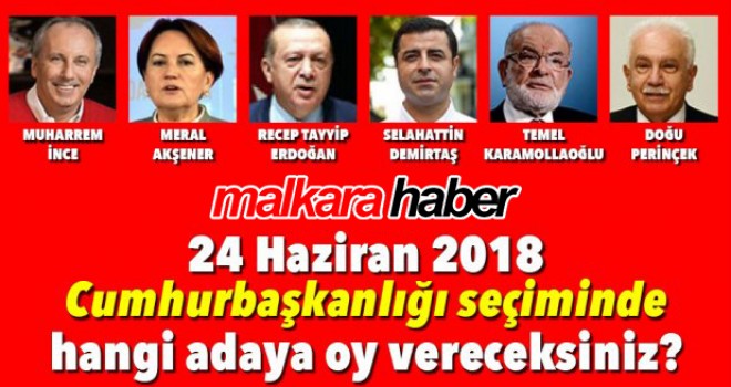 24 Haziran Cumhurbaşkanı Seçim Anketi