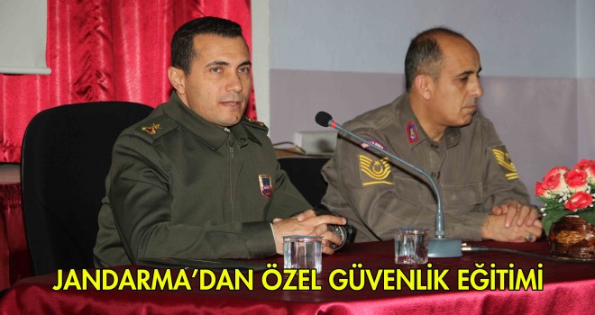 Jandarma’dan Özel Güvenlikçilere Eğitim