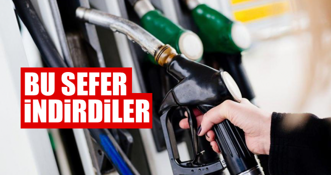 Benzin ve motorine indirim!