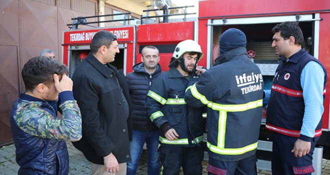 Gönüllü İtfaiyecilere Eğitim Verildi