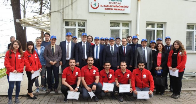 Zeytin Dalı Harekâtına Katılan Tekirdağ UMKE Ekibine Teşekkür Plaketi