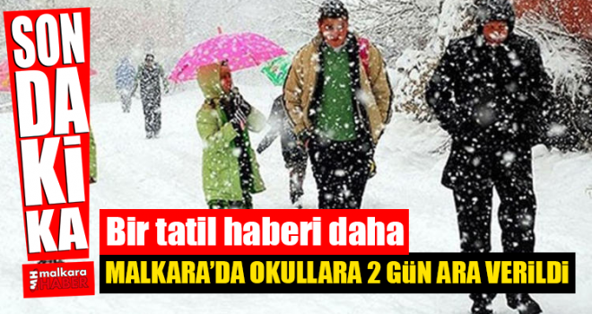 Son dakika. Malkara'da Okullar Yine Tatil Edildi...