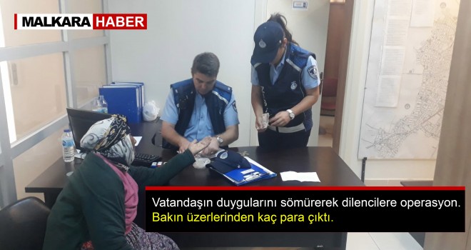 Zabıta’dan Dilenci Operasyonu