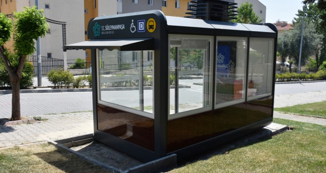 Klimalı Durakların İkincisi Okullar Bölgesinde Hizmete Girdi