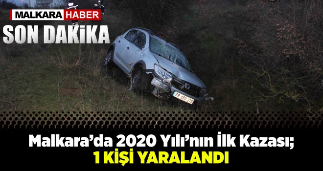 Malkara’da Yeni Yılın İlk Trafik Kazası; 1 Yaralı