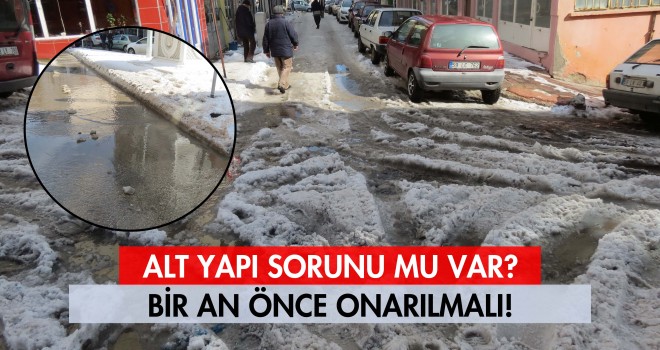Karlar Eridi Yollar Göle Dönüştü