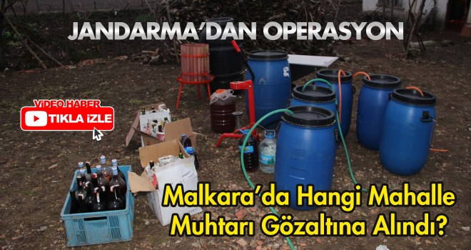 Jandarma’dan Kaçak İçki Operasyonu