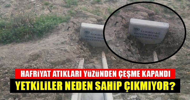 Belediye, Çeşmesine Neden Sahip Çıkmıyor?