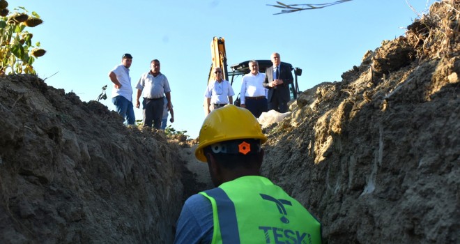 Deveci Mahallesi Yeni İçme Suyu Hattına Kavuştu