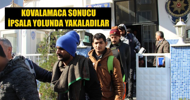 Kovalamaca Sonucu 24 Kaçak Göçmen Yakalandı
