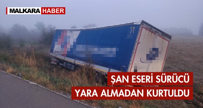 Yoğun Sis Kaza Getirdi