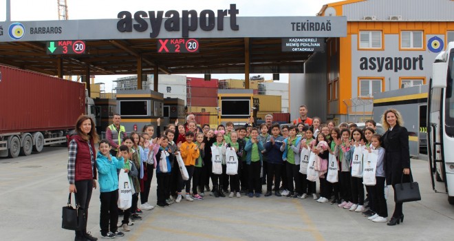 Öğrenciler Asyaport’u Gezdi