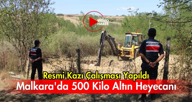 Malkara'da 500 Kilo Altın Heyecanı