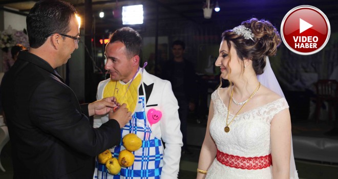 Çocukluk Arkadaşlarından Damada İlginç Hediyeler Takıldı