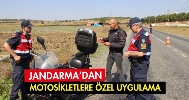 Jandarma’dan Motosikletlere Özel Denetim