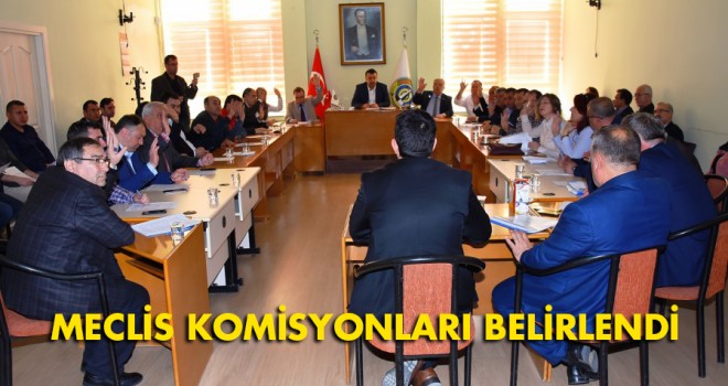 Belediye Meclisi Komisyonlarını Belirledi