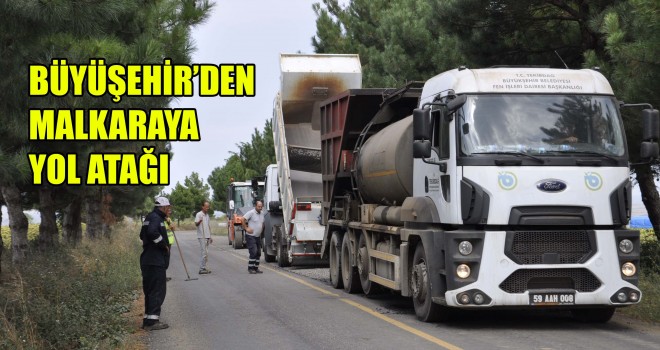 Yol Yapım Çalışmalarına Devam Ediliyor