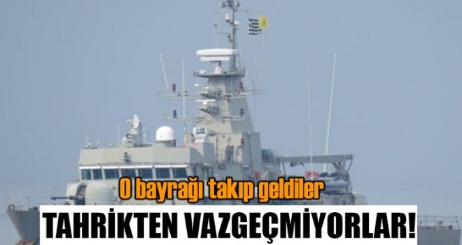 Yunanlardan denizde tahrik! Bizans bayrağı taktılar