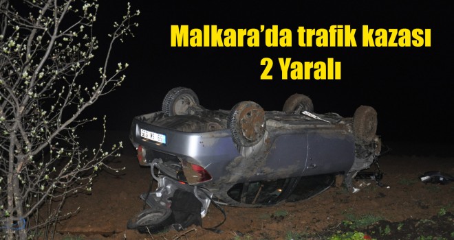 Malkara’da Trafik Kazası; 2 Yaralı