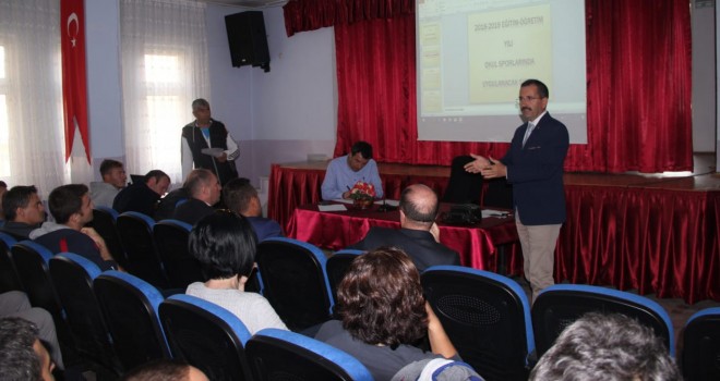 Okul Sporları Planlama Toplantısı Yapıldı